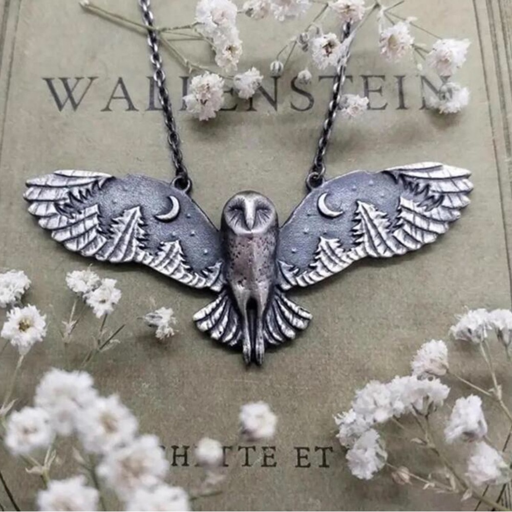 ✨3for$38 New Midnight Owl Pendant Necklace